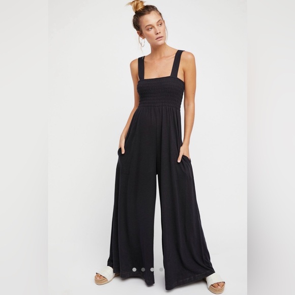 Free People Pants - Free People Midnight Wide-Leg Jumpsuit